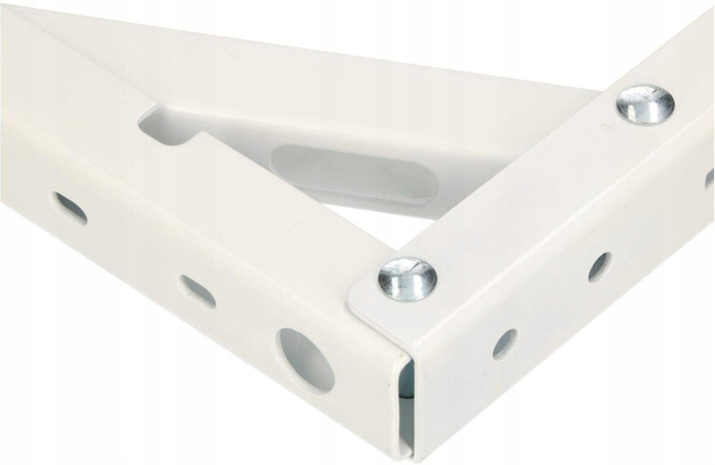 Suport unghiular pliabil pe raft 200 mm extins 2 buc. - Culoare albă