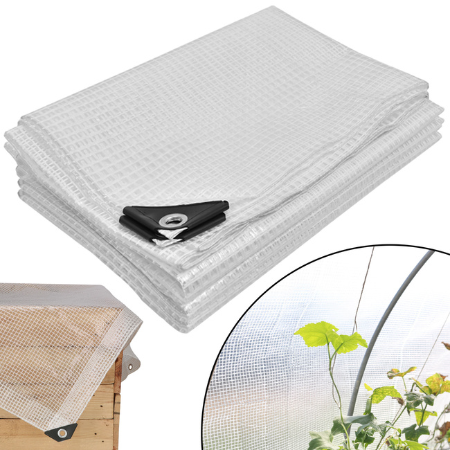 Prelata de protecție puternică transparentă cu efect de seră 120 g/m2 4x6 m