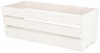 Cutie de flori de balcon din lemn cu ierburi albe 40 cm