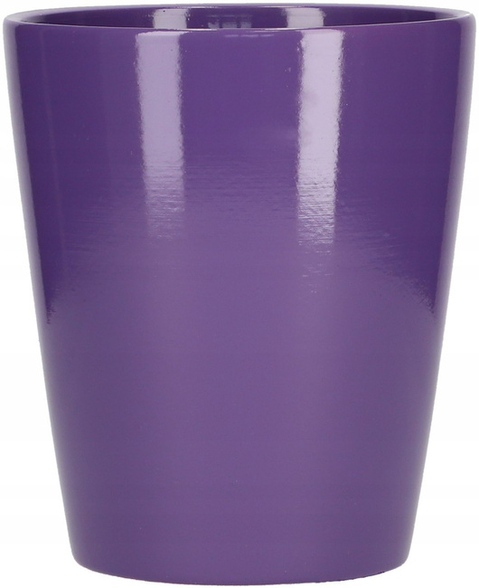 Ghiveci de flori din ceramică violet 12 cm