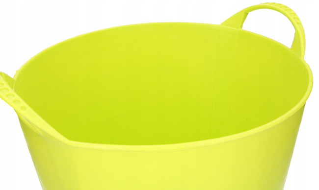 Găleată flexibilă verde 26l cu urechi