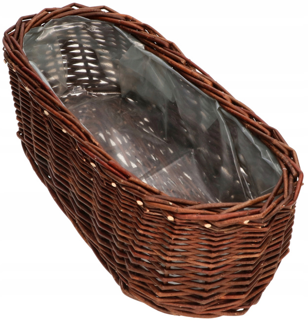 Set de 2 ghivece de răchită coș de flori coș de flori - 50 cm